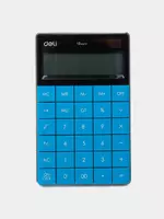 Настольный вычислительный калькулятор Deli Touch 1589  12 разр. (Арт. - 1589-bl) Голубой