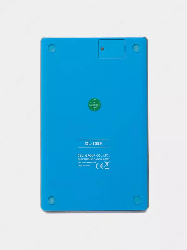   Настольный вычислительный калькулятор Deli Touch 1589  12 разр. (Арт. - 1589-bl) Голубой