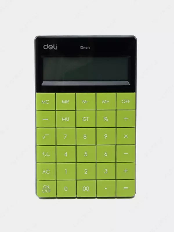 Настольный вычислительный калькулятор Deli Touch 1589  12 разр. (Арт. - 1589-gn) Зеленый