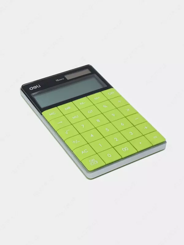  Настольный вычислительный калькулятор Deli Touch 1589  12 разр. (Арт. - 1589-gn) Зеленый - 