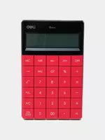 Настольный вычислительный калькулятор Deli Touch 1589  12 разр. (Арт. - 1589-rd) Красный