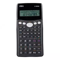 Инженерный Калькулятор Deli 12-разр.  2 строки  300 функц. (Арт. - 100-ED-MS) Темно/Серый