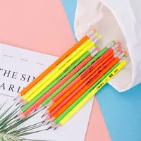   Чернографитный карандаш с ластиком Deli Neon  2В  дерево (Арт. - 51800-EU)