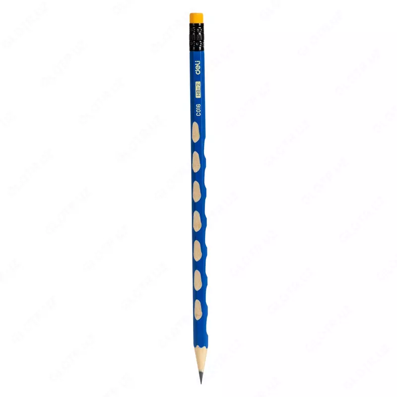  Чернографитный карандаш с ластиком Deli U-TOUCH EC016  НВ  дерево (Арт. - 016-EC-HB) - 