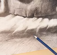   Qora grafit qalam ochirgichsiz Deli Nuevo  8B  yogoch (Art. - 999S-8B)