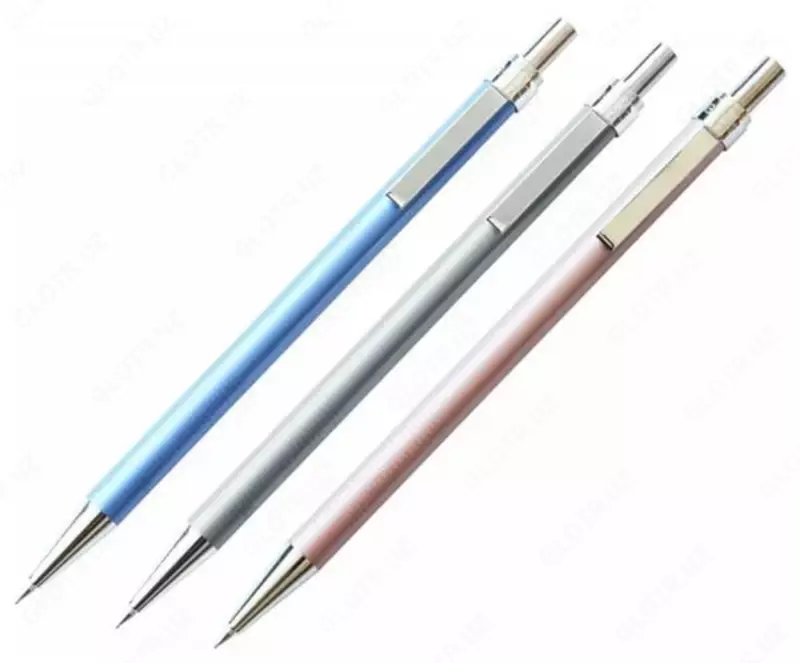 Механический чернографитный карандаш Deli S-iron  0.7 мм  металл (Арт. - 6493)