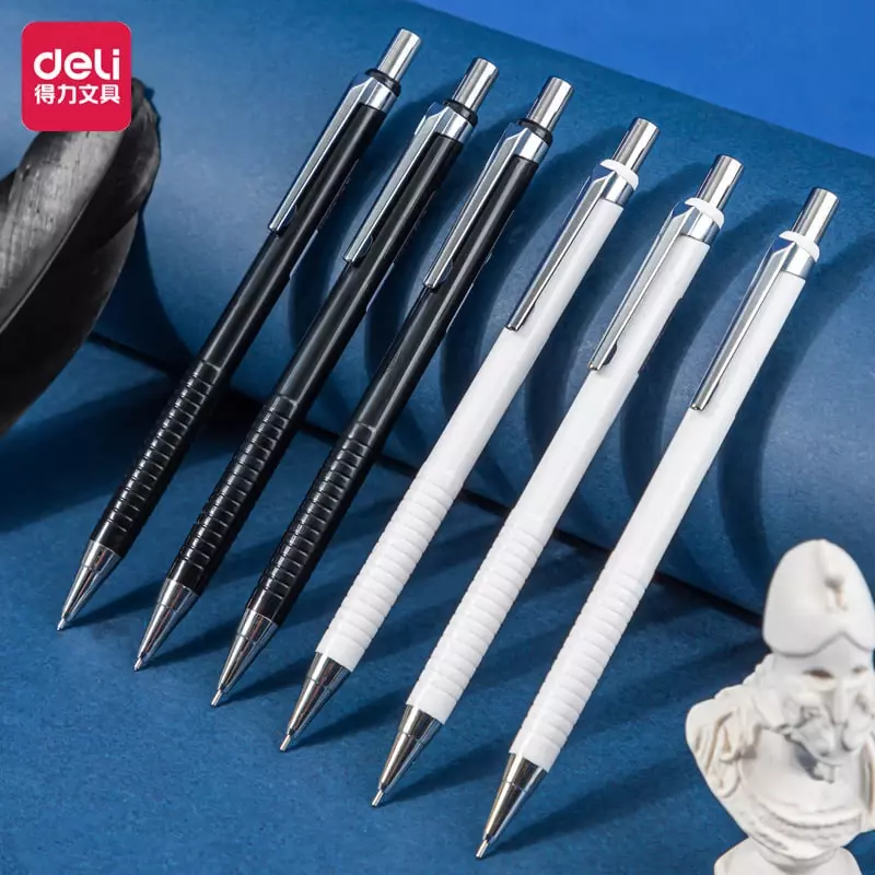   Mexanik qora qorgoshin qalam ochirgichli Deli S1209  0 7 mm  plastmassa (Art. - 1209-S) Assortiment