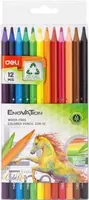 Набор цветных карандашей Deli Enovation С-110  12 цв.  ПВХ уп. (Арт. - 110-12-EC)