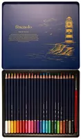  Набор цветных акварельных карандашей Deli Finenolo  24 цв.  металлич. пенал (Арт. - 129-24-C) - 