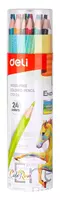 Набор цветных карандашей Deli Enovation С-122  24 цв.  пенал-туба (Арт. - 122-24-EC)