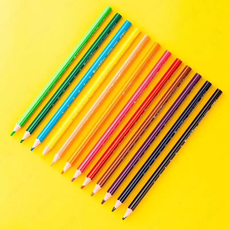  Набор цветных карандашей Deli Enovation С-122  24 цв.  пенал-туба (Арт. - 122-24-EC) - 