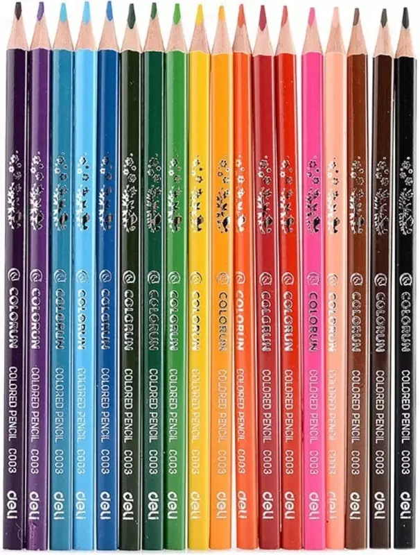  Набор цветных карандашей Deli ColoRun NEW  18 цв.  тополь  картонная уп. (Арт. - 00310-EC) - 