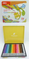 Набор цветных карандашей Deli Color Emotion (Маска NEW)  24 цв  дерево  металлич. уп. (Арт. - 00225-EC)