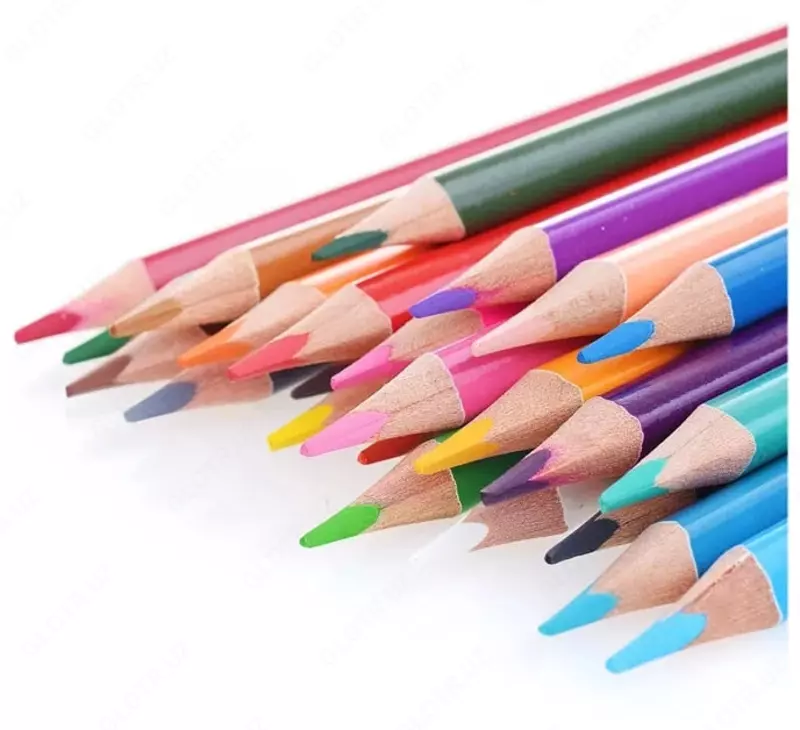  Набор цветных акварельных карандашей Deli Color Emotion (Маска NEW)  24 цв.  кисть (Арт. - 00720-EC) - 