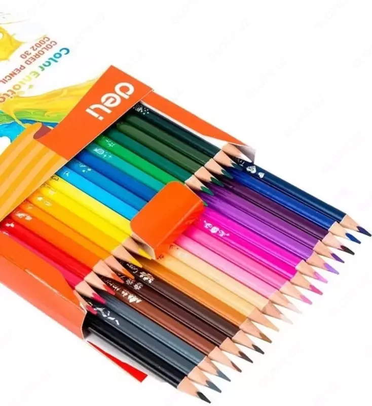  Набор цветных карандашей Deli Color Emotion (Маска)  36 цв  дерево  картонная уп. (Арт. - 00230EC) - 