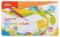 Набор цветных карандашей Deli Color Emotion (Маска NEW)  36 цв  дерево  металлич. уп. (Арт. - 00235-EC)