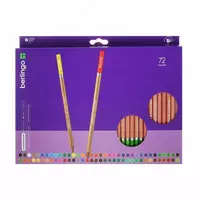 Набор цветных карандашей Berlingo SuperSoft. Pro  72 цв.  дерево  картонная Soft-Touch уп. (Арт. - SP00072)