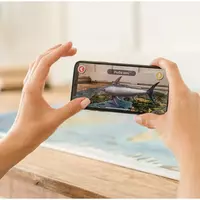  Globen interfaol xaritasi  Yerning osimlik dunyosi  590 x 420 mm  laminatsiya (sanat. - Kn005) - 