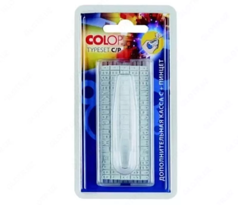 Касса букв для датера Colop русск. буквы  TypeSet 6.5 мм  19C  блистер (Арт. - 149213)