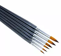 Badiiy dumaloq chotkalar toplami Deli neylon  6 dona  qattiq (Art. - 281-4-EC)