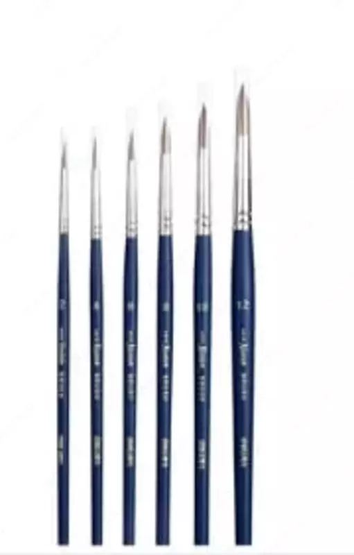 Badiiy dumaloq chotkalar toplami Deli neylon  6 dona  yumshoq (Art. - 283-1-EC)