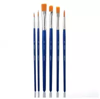  Набор художественных кистей Deli Brush  нейлон  6 шт  средней жесткости (Арт. - 73885) - 