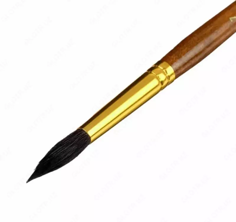  Badiiy dumaloq chotka No 7 Gamma Sincap  yumshoq tuklar 20 mm  yogoch dastasi (Art. - 280618.01.07) - 