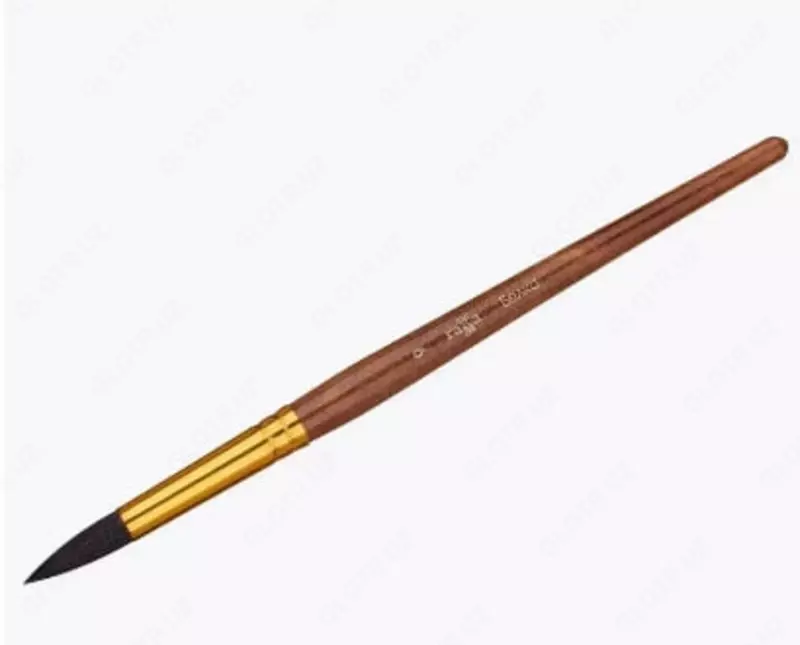 Badiiy dumaloq chotka No 9 Gamma Sincap  yumshoq tuklar 10 mm  yogoch dastasi (Art. - 280618.01.09)