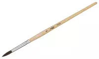Художественная круглая кисть № 5 Гамма Коза  мягкий ворс  ручка дерево (Арт. - 280618.02.005)