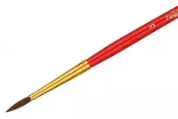  Художественная круглая кисть № 3 Гамма Пони  ср.жестк. ворс  ручка дерево (Арт. - 280618.04.03) - 