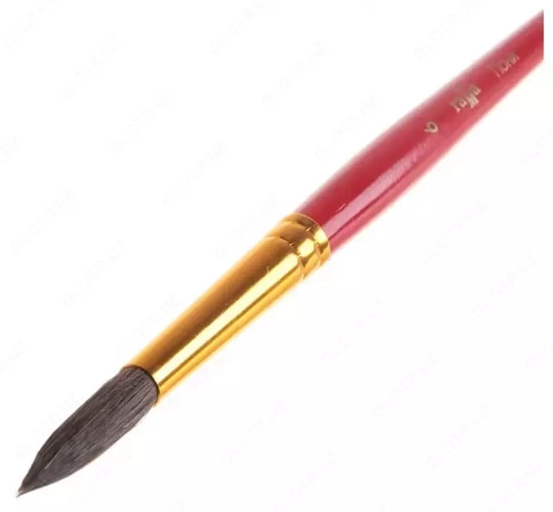  Badiiy dumaloq chotka No 6 Gamma Pony  ortacha qattiq. qoziq  yogoch dastasi (m. - 280618.04.06) - 