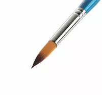  Художественная круглая кисть № 10 Гамма Синтетика  ср.жестк. ворс  ручка дерево (Арт. - 280618.07.010) - 