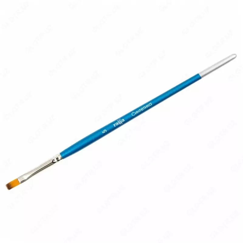 Badiiy tekis chotka No 5 Gamma Sintetika  ortacha qattiq. qoziq  yogoch dastasi (m. - 280618.08.05)