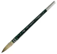 Художественная круглая кисть синтетика № 10 Гамма Модерн  ср. жестк. ворс  ручка дерево (Арт. - 1002010)