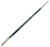 Художественная круглая кисть синтетика № 6 Гамма Модерн  ср. жестк. ворс  ручка дерево (Арт. - 1002006)