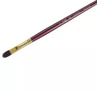  Badiiy tekis oval sintetik chotka No 0 Gamma Vernisaj  Chorshanba. qiyin qoziq  yogoch dastasi (modda - 401000) - 