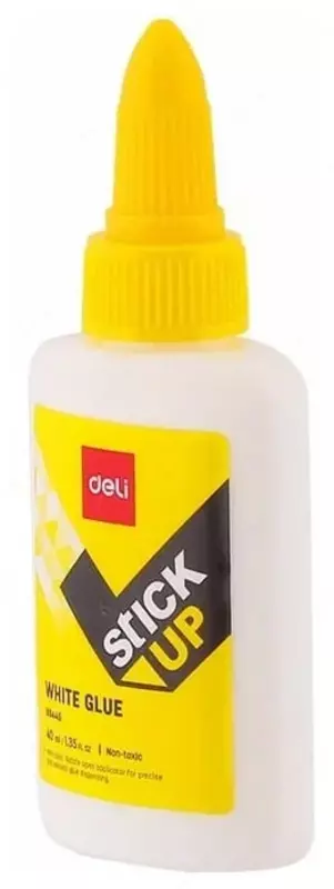  Жидкий канцелярский ПВА клей Deli Stick UP  40 мл. игольчатый аппликатор (Арт. - 39445) - 
