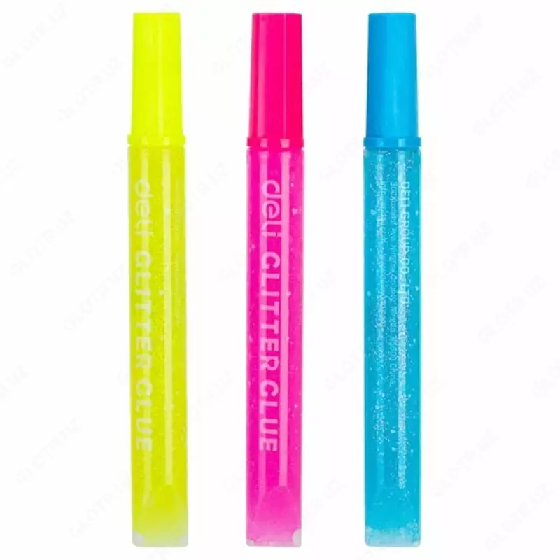 Glitter Gel loyi Deli Explora  3 Neon. TSV  arizachingiz  blister (Art. - 71201-ea)