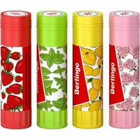 Канцелярский клей - карандаш Berlingo Aroma  21 гр  прозрачный  PVP (Арт. - FPP_21100) Ассортимент