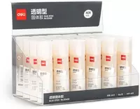 Канцелярский клей - карандаш Deli 13 гр  прозрачный  высокая вязкость (Арт. - 53408)