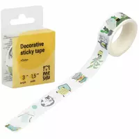 Клейкая лента декоративная MESHU Cozy  1 5 см х 3 м (Арт. - MS_36865)