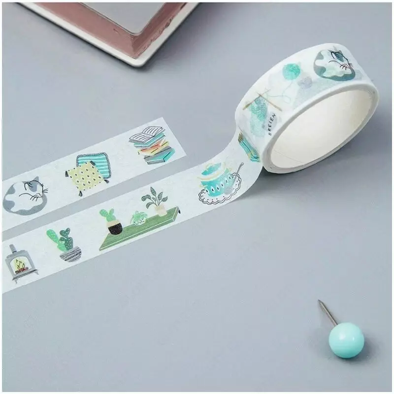   Клейкая лента декоративная MESHU Cozy  1 5 см х 3 м (Арт. - MS_36865)