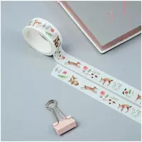   Yillik yopishqoq lenta MESHU Yoqimli kiyik  1 5 sm x 3 m (Art. - MS_36875)