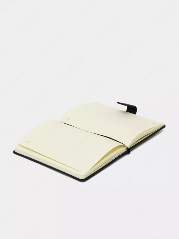   Записная книжка (линия) Deli иск. кожа  А5   211 х 140 мм  120 л. (Арт. - 3301-bk) Черная