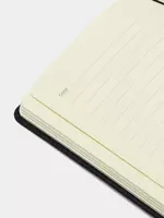  Записная книжка (линия) Deli иск. кожа  А5   211 х 140 мм  120 л. (Арт. - 3301-bk) Черная Только в розницу