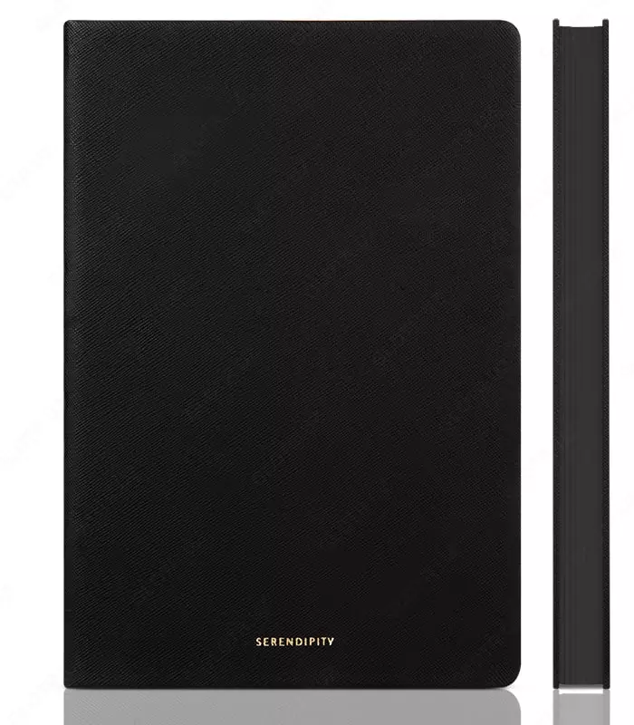   Noutbuk Deli Serendipity  A5  215 x 148 mm  120 l. (m. - 22289-bk) Qora