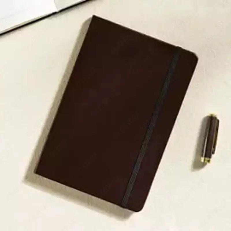  Записная книжка (клетка) Deli N111G  А5  210х 143 мм  80 л. (Арт. - 111G-N-br) Коричневая - 