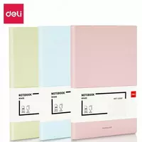   Записная книжка (клетка) Deli N140G  А5  210 х 143 мм  96 л. (Арт. - 140G-N-yl) Светло/Зеленая