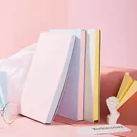   Записная книжка (клетка) Deli N140G  А5  210 х 143 мм  96 л. (Арт. - 140G-N-pk) Светло/розовая