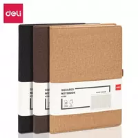   Daftar (qafas) Deli n18g  A5  210 x 143 mm  96 l. (118G-n-LVR) engil / jigarrang